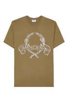 Laurel Crown Logo Cotton Jersey T-Shirt
