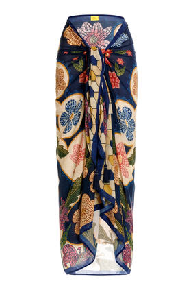 Marine Pareo Cover Up 