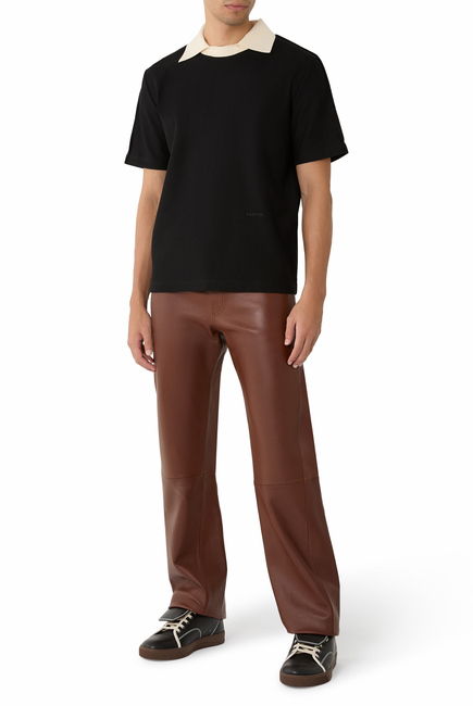 Contrast Collar T-Shirt