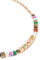 Logo Beaded Necklace