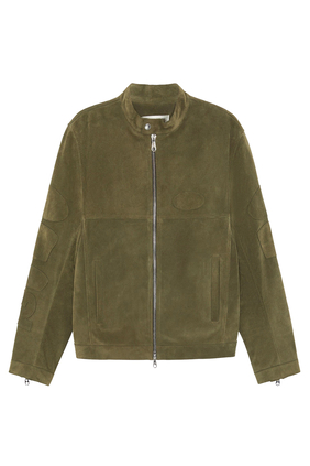 Suede Cafe Racer Jacket
