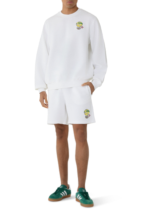 Tennis Mascot Quilted Sweatshirt