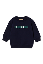 Kids Printed Cotton Sweatshirt