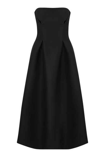 Silk Wool Noir Dress