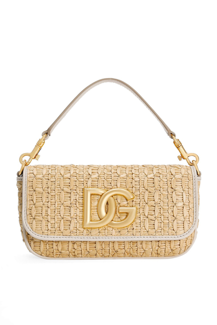 Rafia Crochet Shoulder Bag