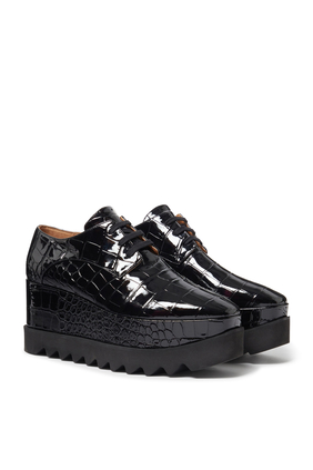 Limited-Edition Elyse 80 Crocodile Platforms 