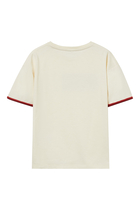 Kids Logo Patch Cotton T-Shirt