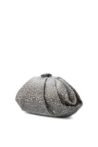 Gemma Crystal Caviar Clutch Bag