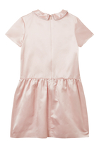 Kids Silk Cotton Duchesse Dress