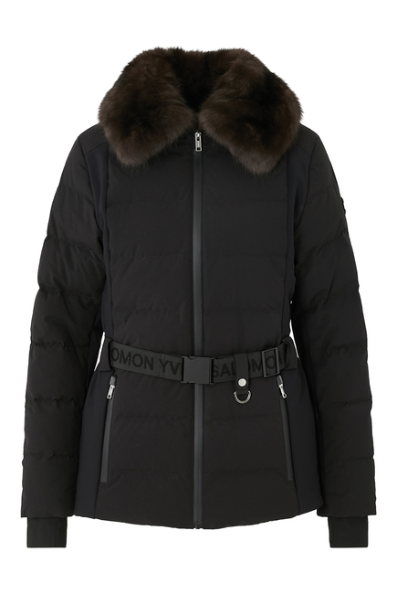 Shearling-Trimmed Ski Jacket