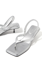 Slingback Thong Heels 40