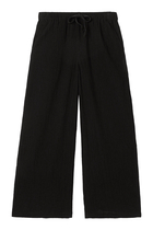 Organic Cotton Lofty Gauze Wide-Leg Pants