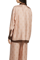 Printed Silk Twill Shirt