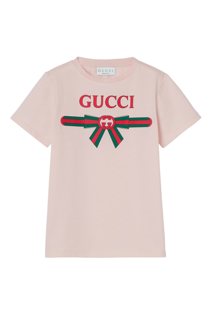 Kids Logo Cotton T-Shirt