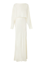 Satin Layered Gown