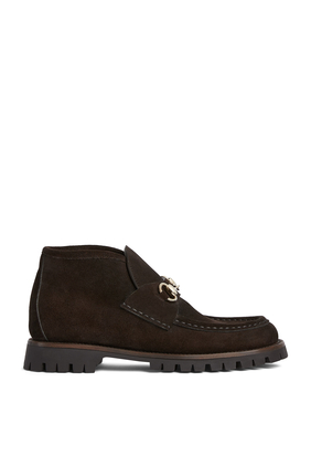 Horsebit Ankle Boots