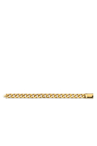 Logo Script Tag Chain Bracelet