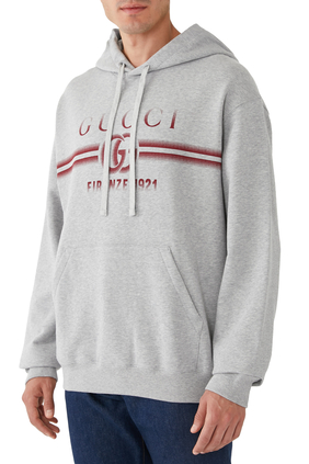 Cotton Jersey Hooded Sweatshirt