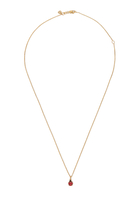 Kids Mini Lady Bug Pendant, 14k Yellow Gold & Enamel