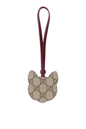 Cat-Shaped Bag Charm