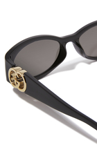 Oval Frame Sunglasses