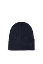 Rib Knit Wool Hat