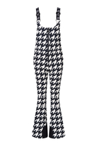 Houndstooth Bib Ski Suit