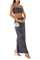 Zodiac Beaded Crop Top