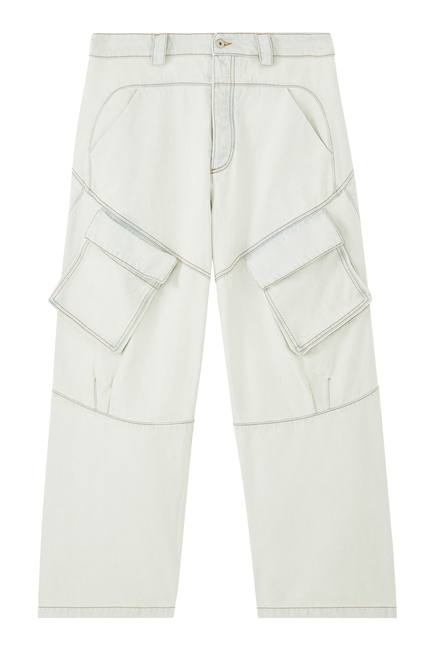 Wide Cargo Jeans