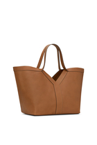 Leather Y Tote