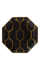 Arris Octagonal Charcoal 23 Plate