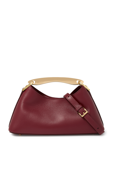 Mini Boomerang Leather Bag
