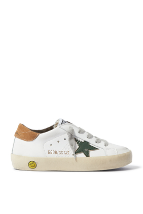 Kids Super Star Leather Sneakers