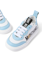 Kids Logo Leather Sneakers 