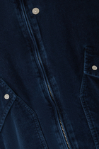  Denim Bomber Jacket