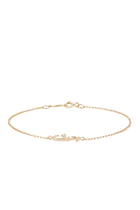 Bhebbak Diamond Dot Love Bracelet, 18k Yellow Gold & Diamonds