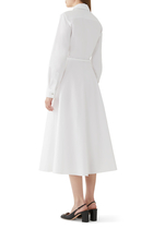 Embroidered Cotton Poplin Dress