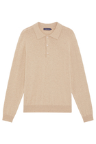 Teo Cotton-Cashmere Polo