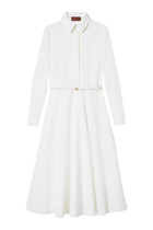 Embroidered Cotton Poplin Dress