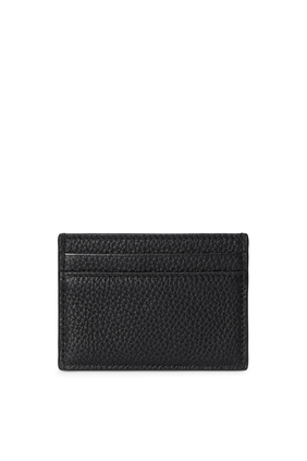 Logo Leather Card Case