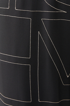 Monogram Silk Pants