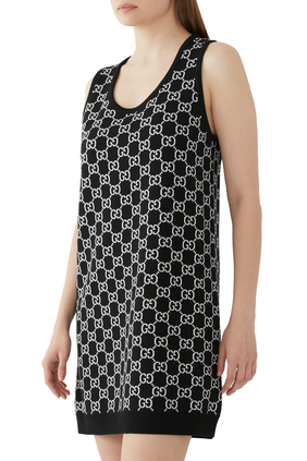 GG Wool Jacquard Mini Dress