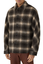Ombre Check Jacket