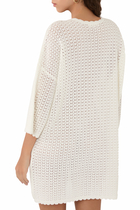 Pointelle Oversized Mini Dress