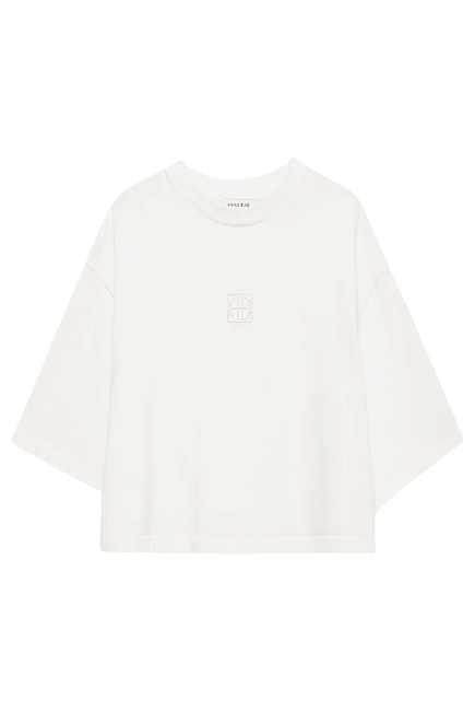 Myers Cropped Framed Monogram T-Shirt