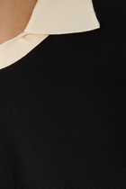  Contrast Collar T-Shirt