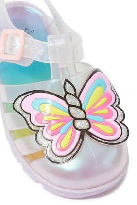 Kids Unicorn Jelly Sandals