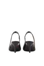 Eagle Plate 95 Slingback Pumps