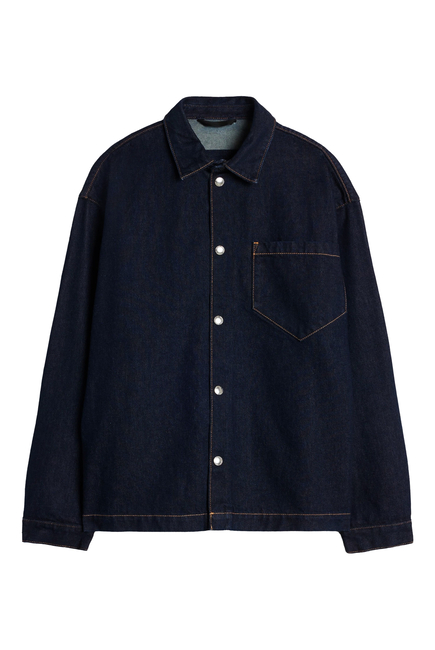 Button-Up Long Sleeves Overshirt