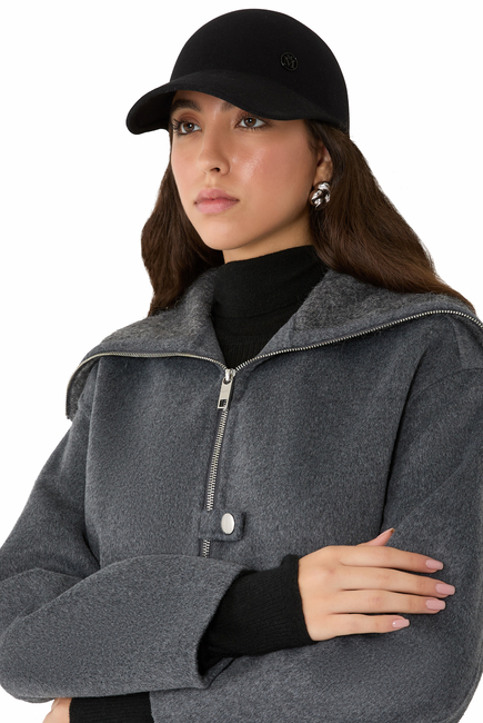 Tiger Wool Felt Baseball Cap